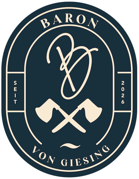 Baron von Giesing - Plakette dunkel